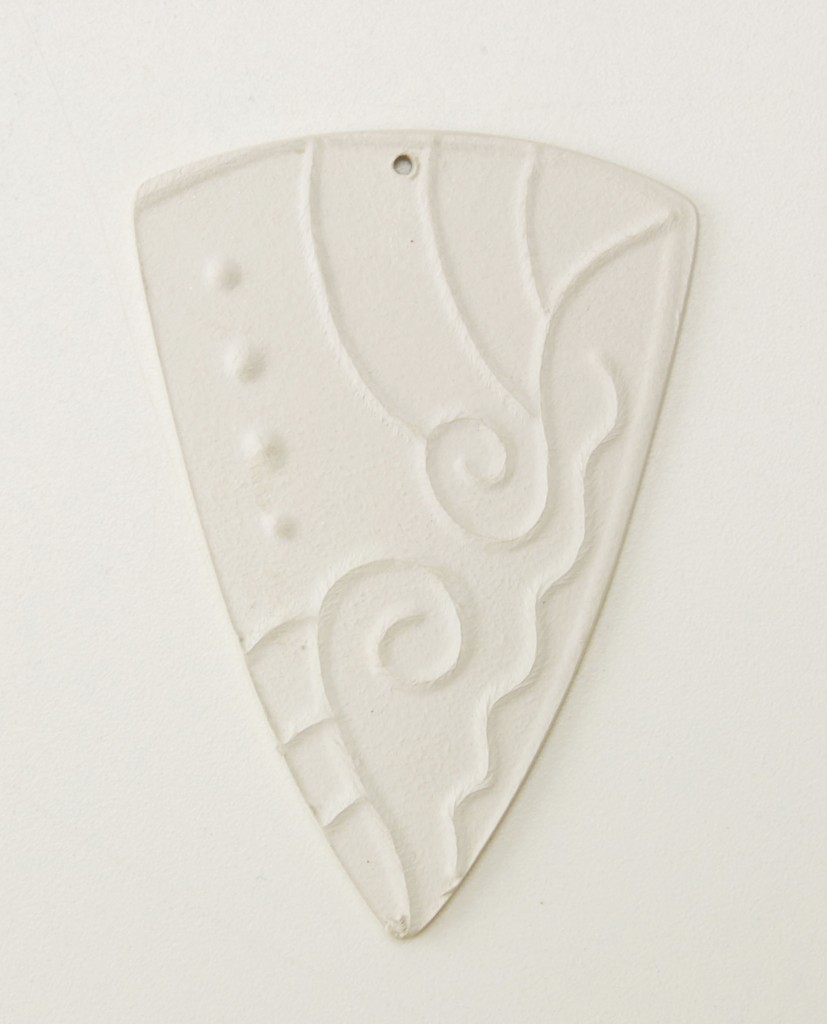 Pendant in green-ware state - unfired