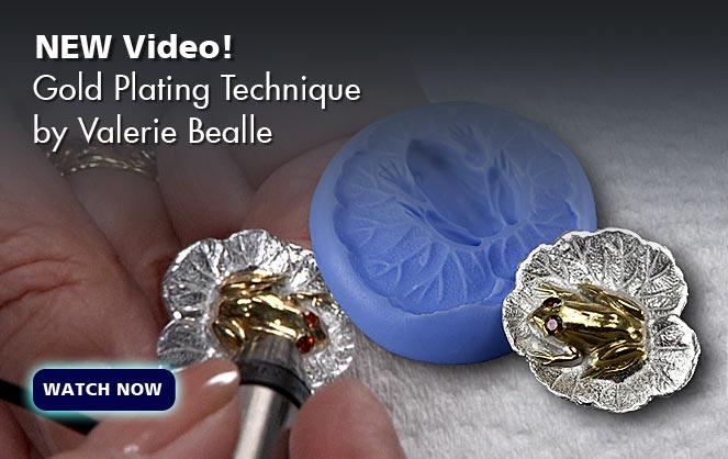 Gold Plating Technique by Valerie Bealle